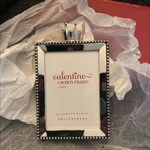 Silver metal Crown Frame Pottery Barn